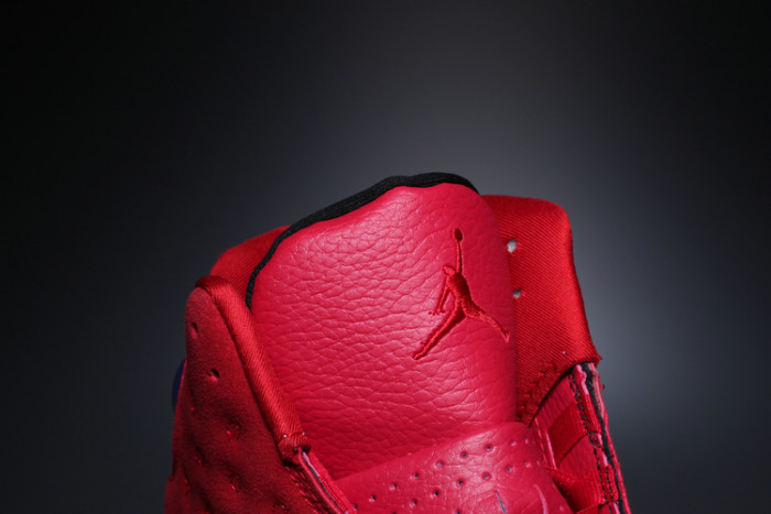 Copy [plus-size shoes] Air @j13 What Is Love Gym Red Black Scratch Off Leather Shock Absorbing High Top Basketball Sneakers 29284030
