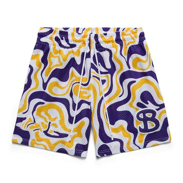 Paint Style Mesh Quick Dry Men's 4 Inch Running Beach Shorts 10 colors 29285454