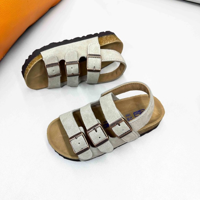 Three Strap Buckle Velcro Sandals for Kids 5 colors 29288742
