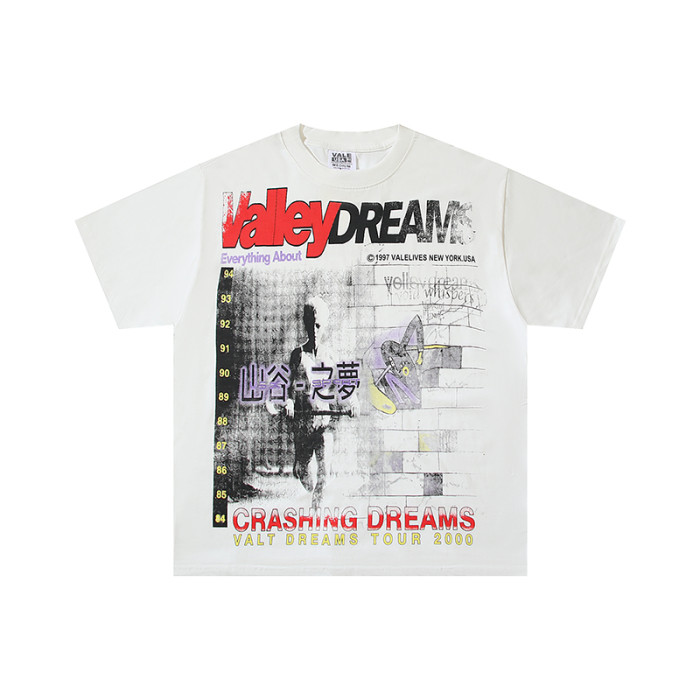 Off White Valley Dreams World Peace Graphic Double Sided Print Oversized Washed Tee 29288360