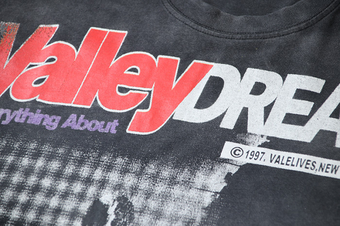 Dreams 2000 Tour Chinese Characters Crashing Dreams World Peace Double Sided Print Oversized Washed Tee 29288358
