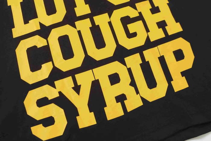 Streetwear Double Sided Screen Print Cough Syrup Bear Graphic Tee 2 colors 29302383