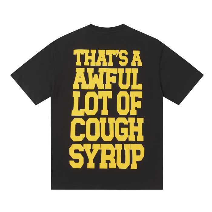 Streetwear Double Sided Screen Print Cough Syrup Bear Graphic Tee 2 colors 29302383