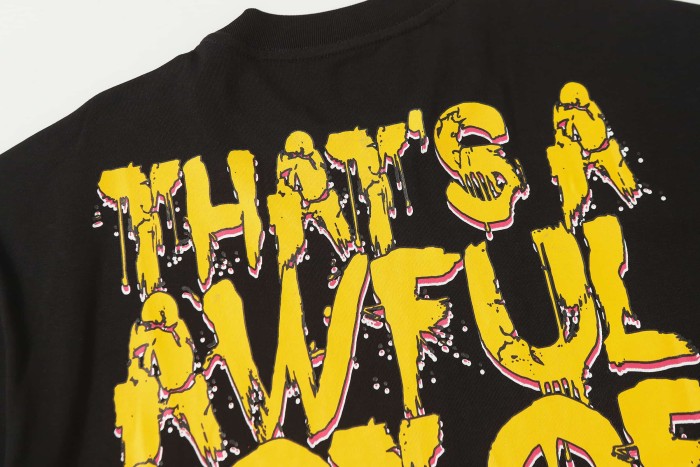 Halloween Hip Hop Bootleg Distressed Clown Holding Syrup Bottle & Chainsaw Print Front Contrast Dripping Edge Typography Tee 2 colors 29302215