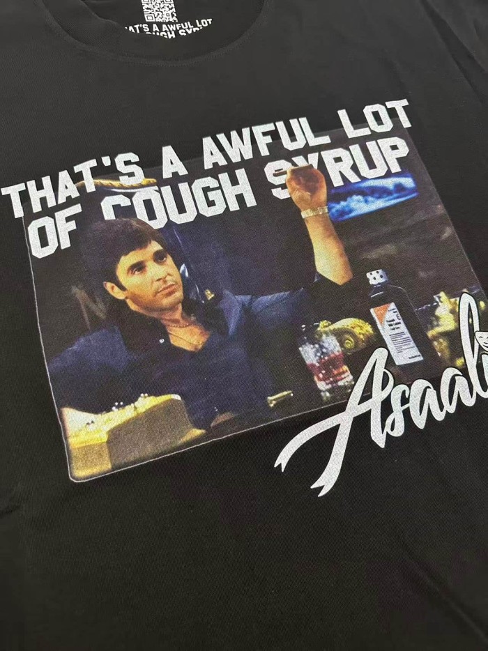 Scarface Tony Montana Meme Two Side Screen Printed Tee 29302329