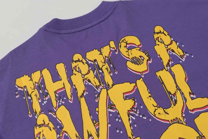 Halloween Hip Hop Bootleg Distressed Clown Holding Syrup Bottle & Chainsaw Print Front Contrast Dripping Edge Typography Tee 2 colors 29302215