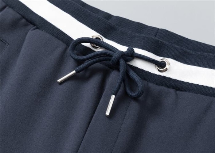 Luxury Brand European Classic Long Sleeve Zip-Up Sweatshirt & Sweatpants Set 30 colors 2437014