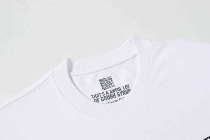 Streetwear Retro Comic Car Figure Illustration Dual Side Outline Bold Typography Tee 2 colors 29302243