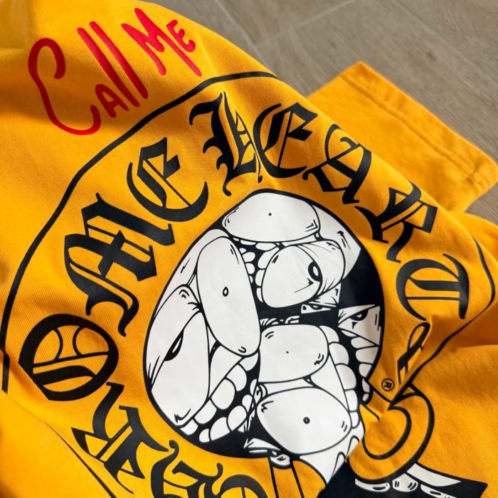 1:1 quality version Eye & Lips Cartoon Graffiti Print Tee 29306211