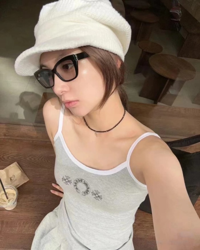 1:1 quality version Vintage Banner Horseshoe Cropped Cami Top 5 colors for girls 29306374