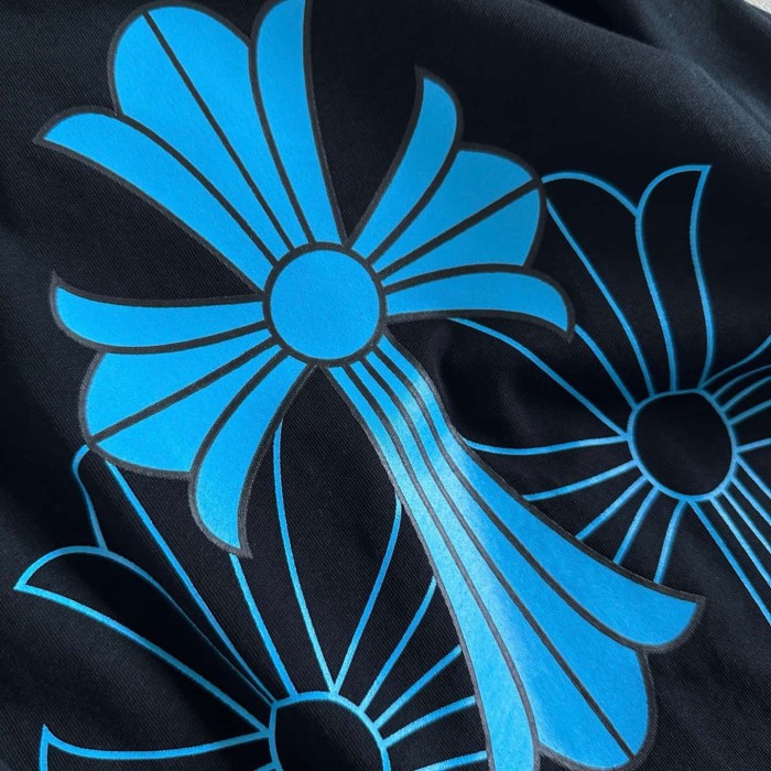 1:1 quality version Blue Triple Element On Both Arms Thirty Cross Print On Back Long Sleeve T-Shirt 2 colors 29306224