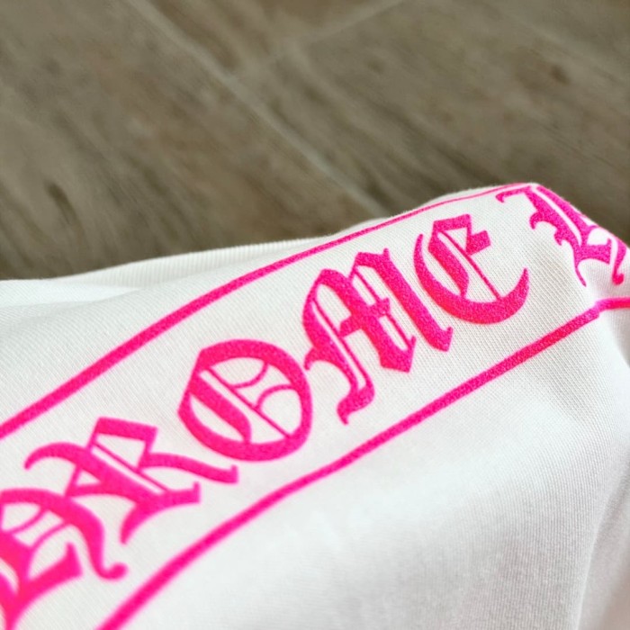 1:1 quality version Fluorescent Pink Skull Print Tee 2 colors 29306212