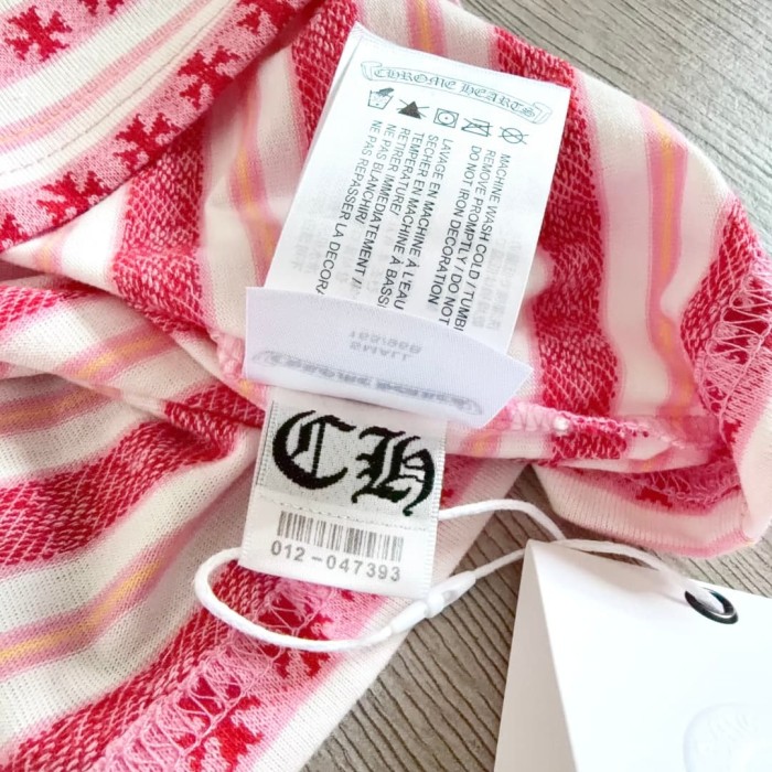 1:1 quality version Yarn-Dyed All Over Cross Floral Vine Embroidery Tee 4 colors 29306209
