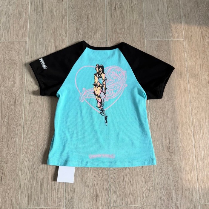 1:1 quality version Deadly Doll Raglan Sleeve Girl Group Style Print Tee 5 colors 29306360