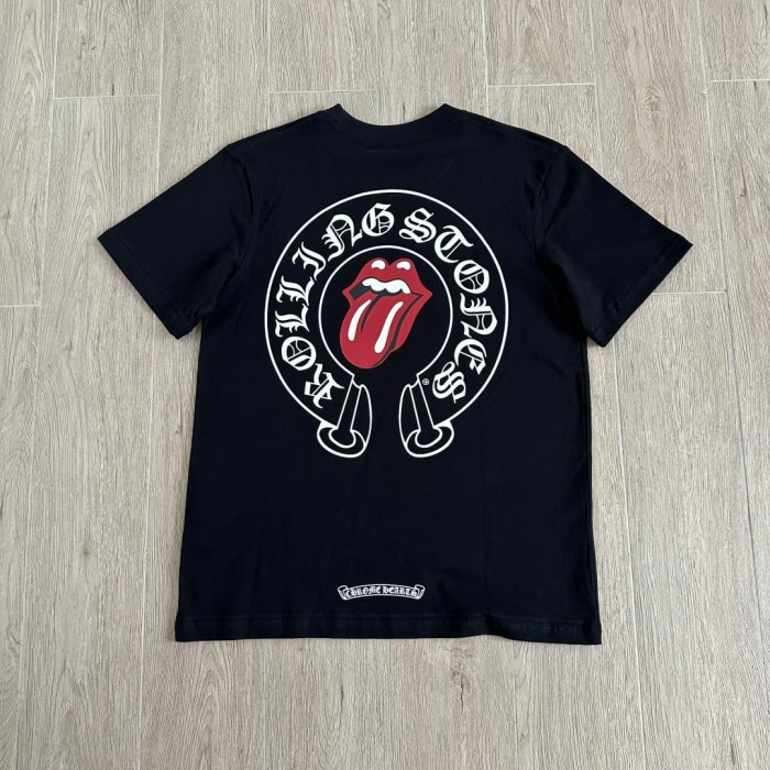1:1 quality version Rolling Stones Collab Red Big Tongue Print Tee 29306215