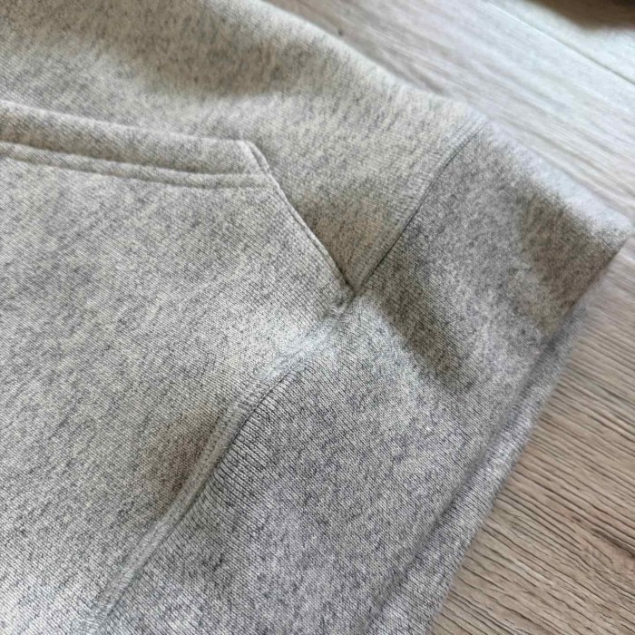 1:1 quality version Triple Cross Patch Embroidery Grey Flocking Hoodie 29306317