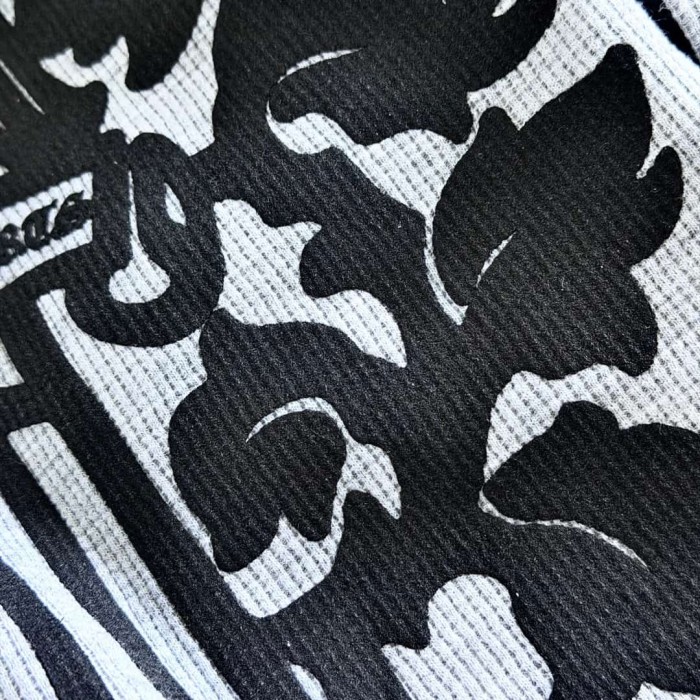 1:1 quality version Sword Vine Waffle Print Long Sleeve T-Shirt 2 colors 29306220