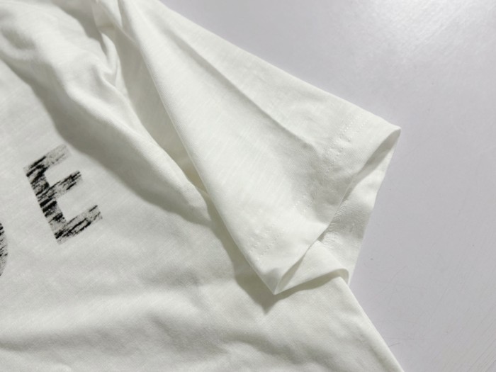Distressed Textured RHUDE Full Letter Front Faint Mirror Print On Back Tee 29311368