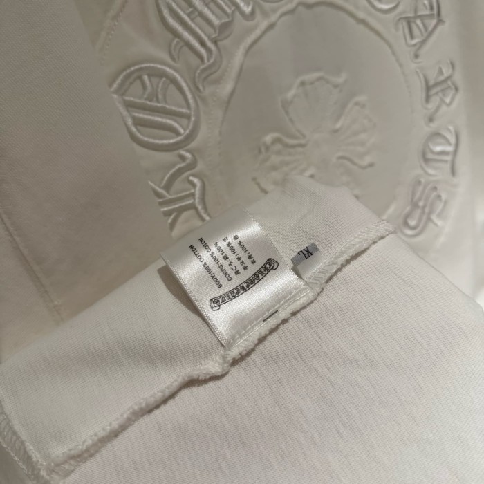 1:1 quality version American High Street Vintage Distressed Raw Edge Horseshoe Cross Patch Embroidery Loose Fit Unisex T-shirt 3 colors 29319387