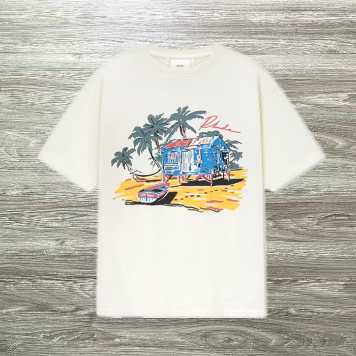 Crown Flag Print High Street Vintage Loose Fit Crew Neck Unisex Tee 14 colors 29319352