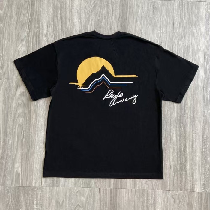 Crown Flag Print High Street Vintage Loose Fit Crew Neck Unisex Tee 14 colors 29319352