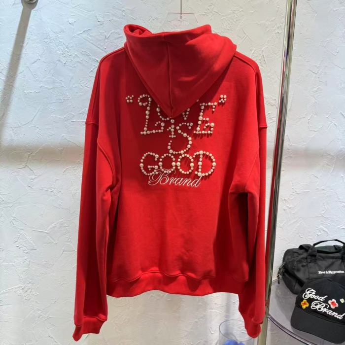 New Year Limited Pearl Logo Embroidery Hoodie 29319480