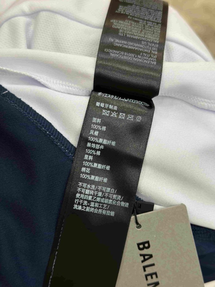 1:1 quality version Color Block Soccer Jersey Tee Front Letter Crown Badge Print Back Number 10 Loose Quick Dry Sports T-shirt 29321094