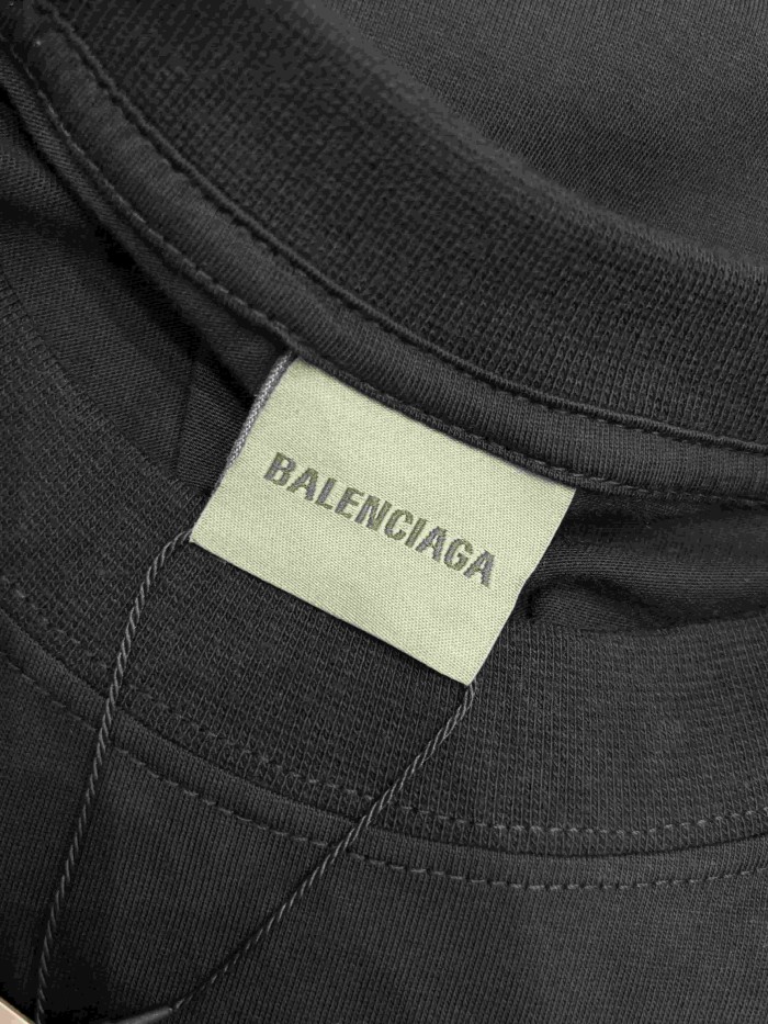 1:1 quality version Dark Streetwear Side Profile Portrait Letter Slogan Print Heavy Washed Crew Neck Oversized Drop Shoulder T-shirt 29321108