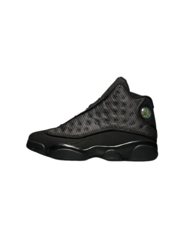 [plus-size shoes] Air @j13 Retro 3M Black Cat Black Unisex GS Mid-Top Basketball Shoes 29324253