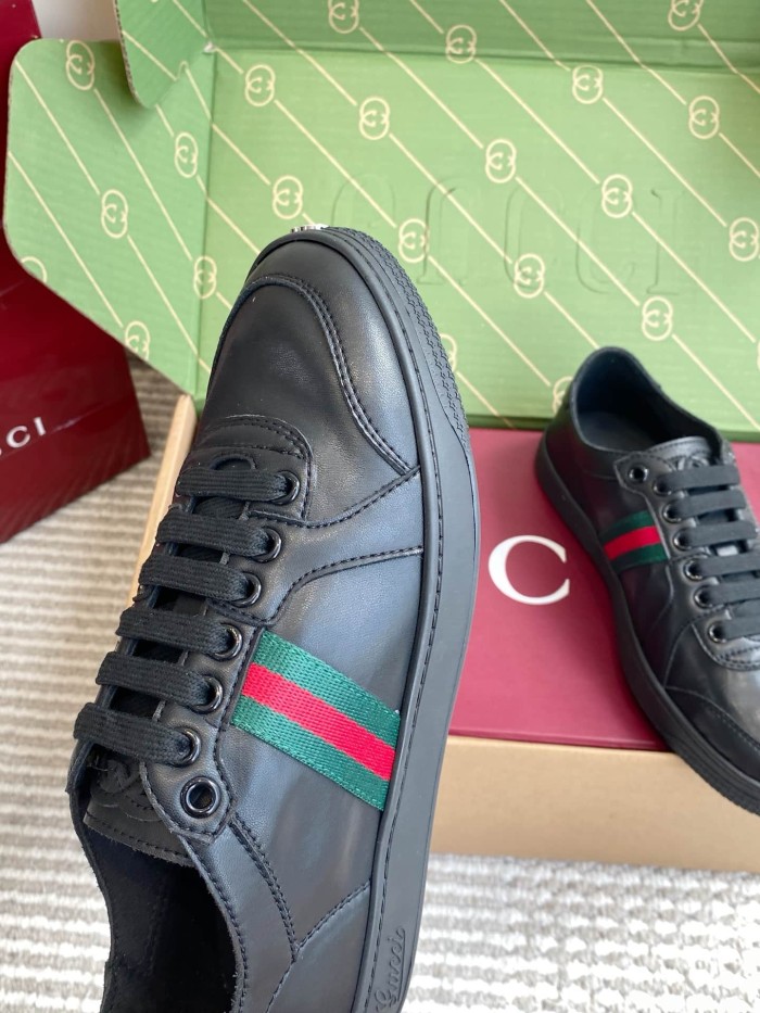 [plus-size shoes] 1:1 quality version Stretch Series Interlocking G Toe Logo Low Top Sneakers 4 colors 29332653