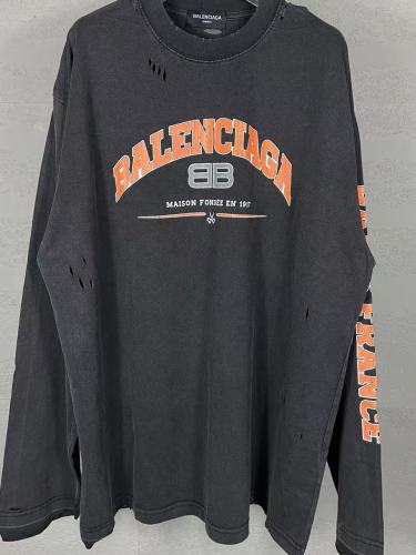 1:1 quality version Vintage Logo Destroyed Print Washed Long Sleeve Tee 29336694