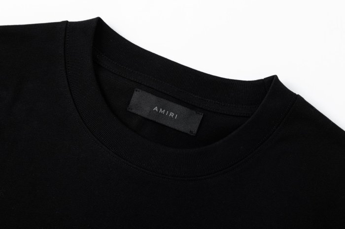 American Retro Club Streetwear Front Red White Chenille Embroidery Club Amiri Hollywood Letter Print Tee 29340709