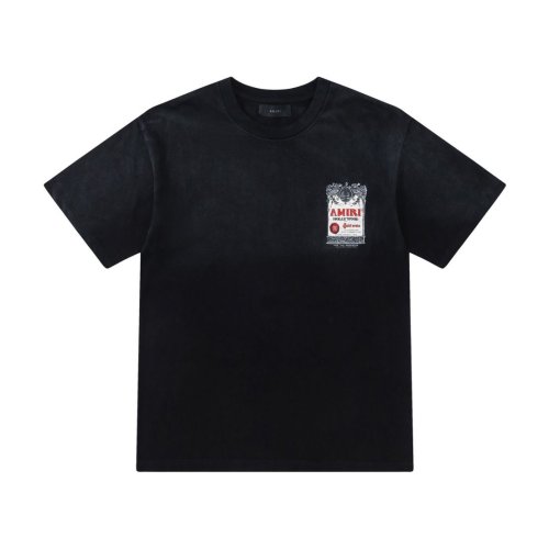 Vintage Washed Streetwear Front Chest Small Wine Label Print Back Large Retro Wine Badge Graphic Oversized Tee 29340646