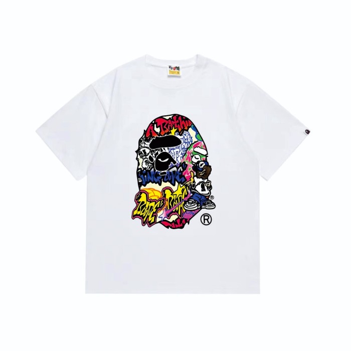 Street Toy Graffiti Cartoon Ape Print Tee 2 colors 29348047