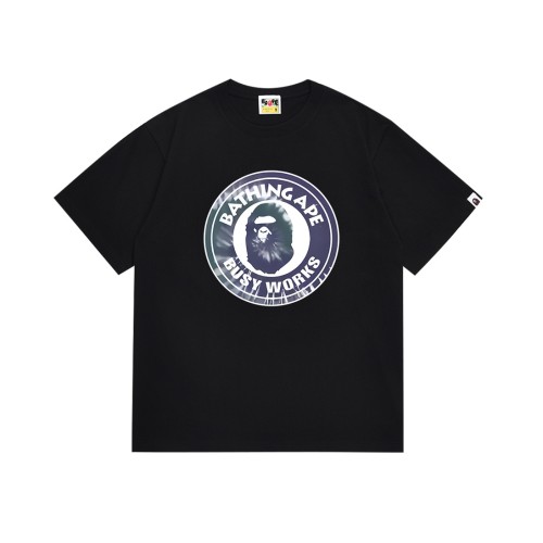 Tie Dye Ape Head Letter Round Seal Print Tee 4 colors 29348080
