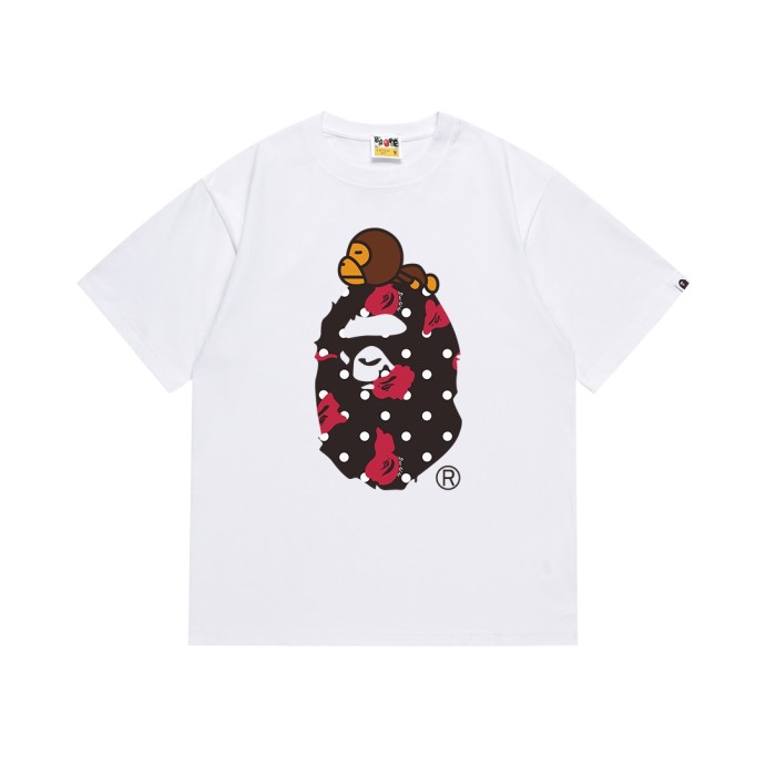 Polka Dot Ape Head Sleeping Milo Print Tee 2 colors 29347620