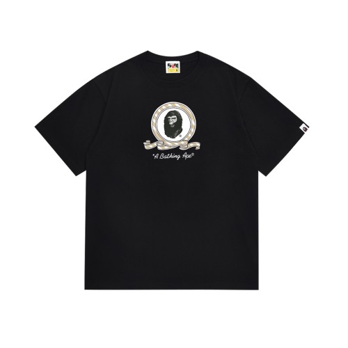 Retro Medal Ribbon Star Badge Ape Head Print Tee 2 colors 29347632
