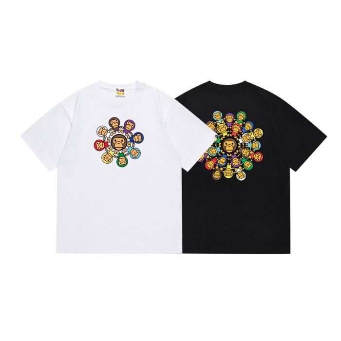 Circular Colorful Holding Hands Milo Print Tee 2 colors 29347637