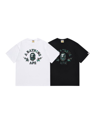 Crystal Grid Ape Head Star Print Tee 2 colors 29348062