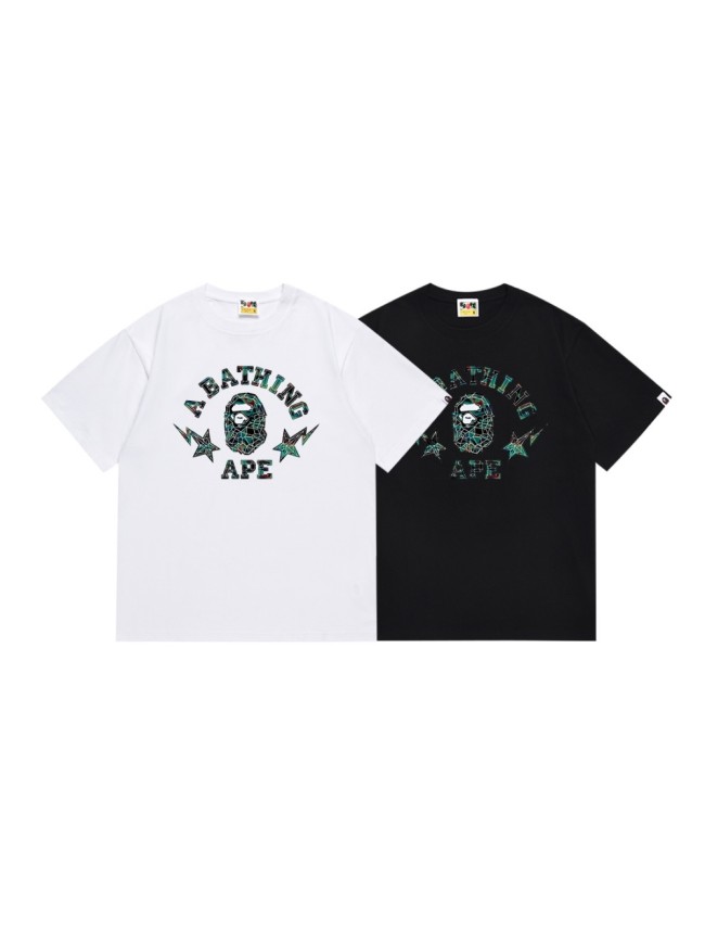 Crystal Grid Ape Head Star Print Tee 2 colors 29348062