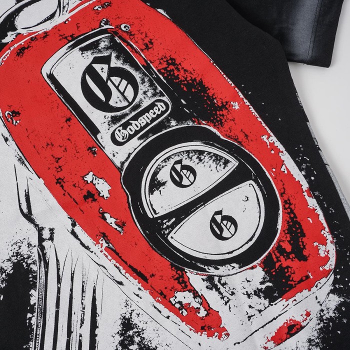 Miami Racing Streetwear Front Palm Tree City Sports Car Steering Wheel Rhinestone Gothic Letter Print T-Shirt 2 colors 29347856