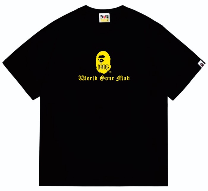 Color Contrast Gothic Sanskrit 1993 Ape Head Print Tee 2 colors 29348081