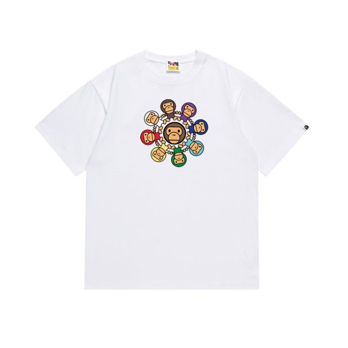 Circular Colorful Holding Hands Milo Print Tee 2 colors 29347637