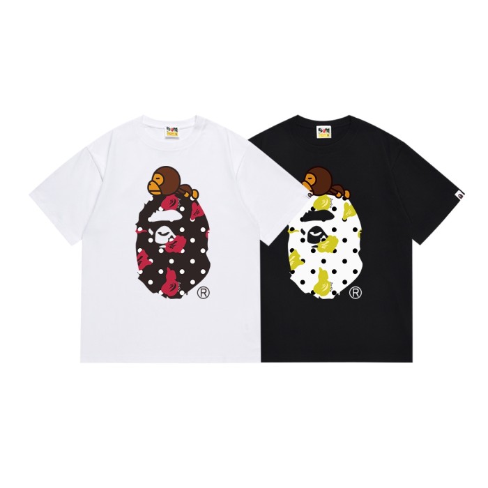 Polka Dot Ape Head Sleeping Milo Print Tee 2 colors 29347620