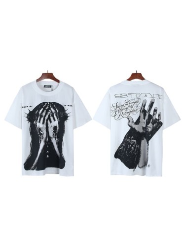 Thorn Crown Face Covered Jesus Print Tee 29348174