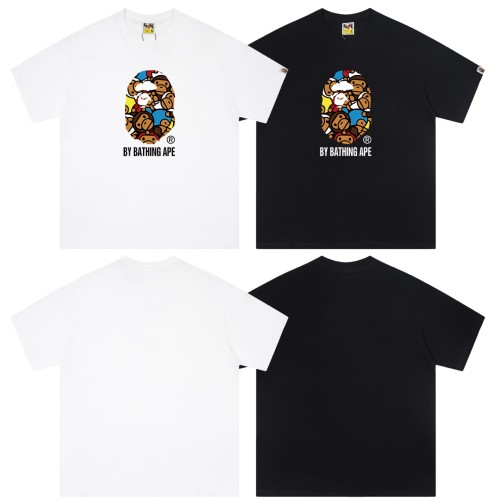 Colorblock Multicolored Milo Ape Head Print Tee 2 colors 29347624