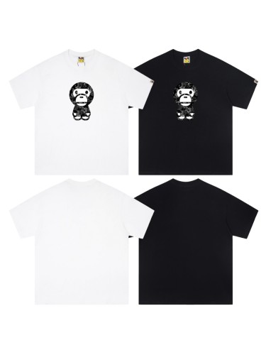Water Drop Black White Camo Milo Print Tee 2 colors 29348068
