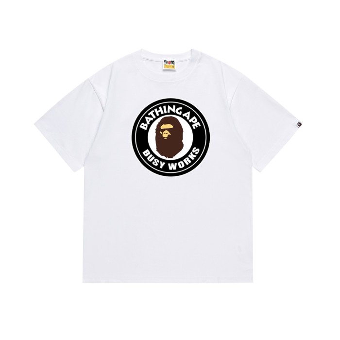 Round Seal Letter Ape Head Print Tee 2 colors 29348072