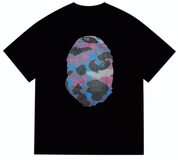 Grid Camo Ape Head Double Side Print Tee 2 colors 29348064