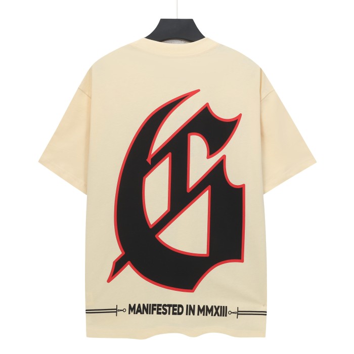 Skeleton Racer Helmet Race Track Car Gothic Letter Print Back Red Outline Giant GS Logo T-Shirt 2 colors 29348159